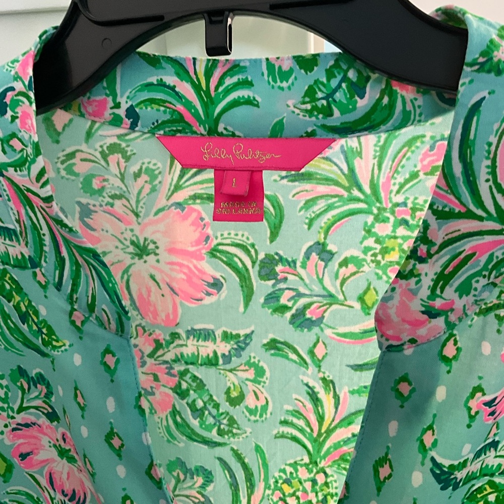 Lilly Pulitzer Tropical Print Top